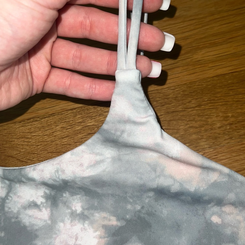 Celer Sports Bra Double Longline Crop Tank Top - Picture 3 of 5